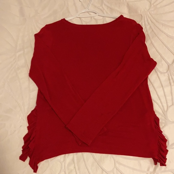 Red longe sleeve shirt! - Picture 3 of 3
